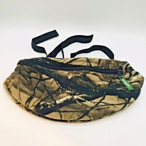 Remington Waist Hip Belt Bag Fanny Pack Hand Warmer Camouflage Fleece Zip Pocket